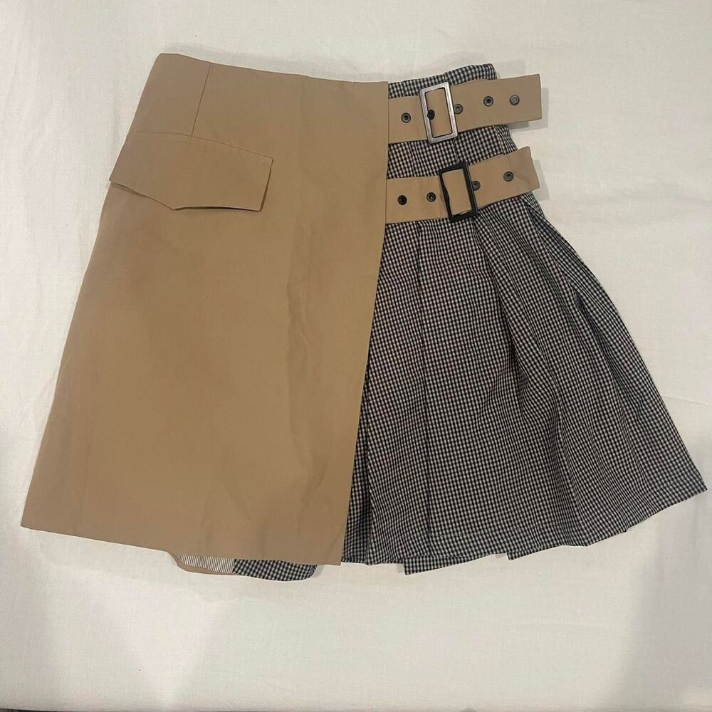 Unbranded Women's Tan and Cream Skirt - Picture 5 of 7